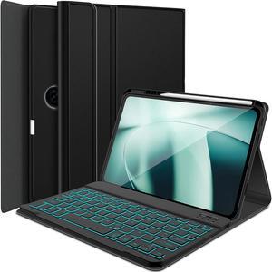 LDSOYIA Backlit Keyboard Case for OnePlus Pad 11.6" 2023, 7 Colors Backlight Detachable Wireless Keyboard Protective Cover Case with Pen Holder for OnePlus Pad 11.61 Inch 2023 Release Tablet