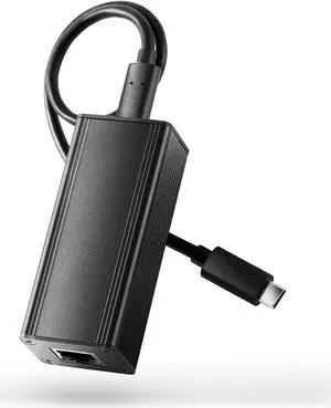 REVODATA 2.5G 45W PoE to USB-C Converter Adapter, Type-C Output Power & Ethernet 2 in 1, Max 20V 45W Charging & 2.5Gbps Rate for Laptop, IEEE802.3af/at Comply (2.5GPD2CBT-20V)