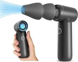 Mini Compressed Air Duster,100000RPM Cordless Jet Dryer Blower,Cleaning Keyboard&PC,Portable Outdoor Jet Fan for Car Dry,Air Bed,Hair Dry,Camera Lens