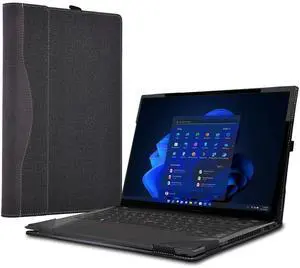 Laptop Cover for Lenovo ThinkPad P14s Gen 4 ThinkPad P14s Gen 3 14" (Not Suitable for Other Models) Mobile Sleeve Computer Bag Protective PU Leather Shell (Dark Gray)