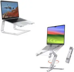 OMOTON 360 Rotating Laptop Stand and Detachable Laptop Mount for Desk