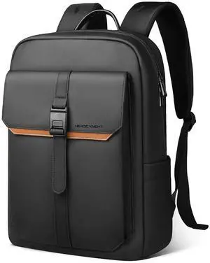 hk Slim Laptop Backpack for Men Women, Lightweight Business Backpacks 15.6 Inch Water-resistant Computer Bag for College Work Daily