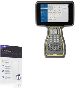 BoxWave Screen Protector Compatible with Trimble TSC7 - ClearTouch ImpactShield (2-Pack), Impenetrable Screen Protector Flexible Film