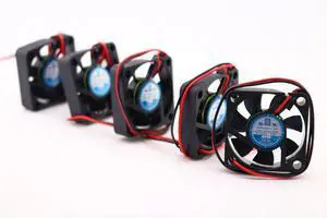 (x5) Orion Fans OD4010-12HSS-5 | 12 VDC | 0.1 A | 40x40x10mm | 6.7 CFM | 25dBA | 1.2 W| 6000 RPM | Wire Leads - 5 Piece Pack | Crosses with KD1204PFS1 (Sunon) and 412FH (ebmpapst)