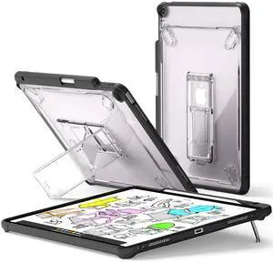 Ringke Fusion Sketch Stand [Case + Stand] Compatible with iPad Air 13 Inch Case (M3 2025 & M2 2024), Non Yellowing Wobble Free Cover for Writing and Drawing - Black