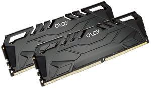 OLOy DDR4 RAM 16GB (2x8GB) 3600 MHz CL18 1.35V 288-Pin Desktop Gaming UDIMM (MD4U083618BJDA)