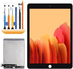 for iPad Pro 9.7 2016 Screen Replacement iPad Pro 9.7 A1673 LCD Display A1675 A1674 LCD Replacement Touch Screen Digitizer Repair Parts (Black)