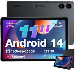 AGM PAD P2 11 inch Android 14 Tablet, 90Hz 480 Nits 1920 * 1200 FHD+ IPS Display, MTK G99, Widevine L1 Certified, Quad Box Stereo Speakers, 7850 mAh, 16(8+8)GB + 256GB[TF 2TB], GPS, Compass, OTG, WiFi