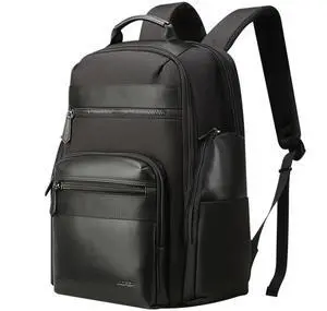 BOPai 30L Travel Backpack for Men Business Laptop Backpack 15.6 inch Computer bagpack with USB Charging Water-Resistant Rucksack Black