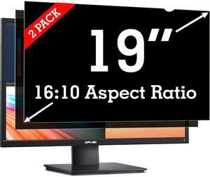 19 Inch Privacy Screen Filter [2 Pack] for Computer 16:10 Widescreen Monitor - Privacy Screen Shield,Anti-Glare and Anti-Blue light Screen Protector