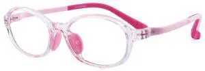 Mind Bridge Kids Blue Light Blocking Computer Video Gaming Glasses - Anti Eyestrain | Durable Cute Protection Eyewear for Children Boys & Girls Digital Screen Time & Technology Use | 13721 Pink