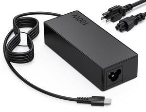 Universal 100W USB C Laptop Charger for MacBook Lenovo dell hp Asus Acer Razer Blade Stealth Samsung Chrombook Charger Fast Charging Type C AC Adapter Power Cord Supply