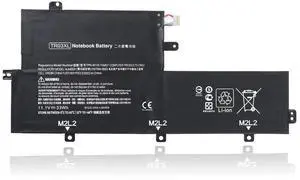 ROLADA TR03XL New Laptop Battery Replacement for HP Split X2 13-G110DX Series TR03XL HSTNN-DB5G HSTNN-IB5G 723922-171