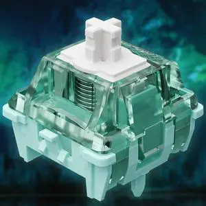 GATERON Magnetic Jade Pro Linear Factory Pre-lubed Freely Setting Pre-Travel 20mm Longer Spring Key Keyboard Switches for Magnetic Gaming Keyboard (70 Pcs, Magnetic Jade Pro)