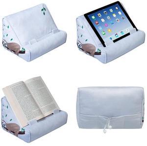 Gifts for Readers & Writers Book Couch iPad Stand | Cushioned Tablet Stand & Book Holder| Reading Pillow for Bed Time | Tablet Lap Rest Cushion | A Fun Gift for Book Lovers