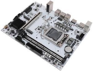 H410M DH Mining Mainboard, LGA 1200 Motherboard,M ATX Motherboard, Channel DDR4, DisplayPort HD Output with Stable Performance for Intel 10th Generation CPU