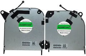 HUANMEFANG Replacement New CPU and GPU Cooling Fan for HP OMEN 9 Slim 16-U 16-WF 16-WD 16-XF P/N HP OMEN 9 Slim 16-U 16-WF 16-WD 16-XF DC12V Fan