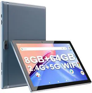 IWEGGO Android 14 Tablet, 10 Inch Tablet 8GB RAM 64GB ROM Storage 1TB Expand, Quad-core 1.8Ghz Processor Tablet, 8MP Camera, 6000mAh Battery, 1280 * 800 IPS HD Touch Screen, 5G Wifi6 BT 5.0 Tablet