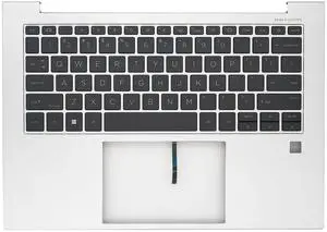 Jxjslp Replacement Upper Case Palmrest for HP EliteBook 840 G9 845 G9 Series Laptop Keyboard Assembly with Backlit Keyboard N09058-001