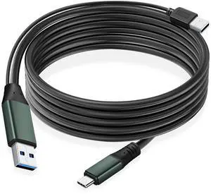 Kumiho 30Ft Link Cable for PC VR Compatible with Oculus/Quest 3S/3/2/1/Pro,Pico 4/Ultra Accessories and SteamVR, High Speed PC Data TransferUSB 3.0 A to USB C Cable for VR Headset