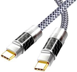 YOTETION USB C to USB C 15FT Cable,240W 4K60HZ USB C GEN2x2(Date usb3.0),USB C Video Output from USB3.2/ USB4.0 Fast Charging & Sync for Xreal MacBook Pro iPad Pro iPhone 15 Pro Galaxy S22 Black
