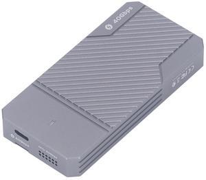 M.2 NVMe SSD Enclosure for 2230/2242/2280 SSD, USB3.2 40Gps Type C External SSD Adapter Aluminium Alloy, 4TB Capacity, Compatible for Win for Linux for OS X