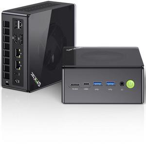 GMKtec Gaming Mini PC AMD Ryzen 7 8845HS (Turbo 5.1GHz) 32GB DDR5 2TB PCIe 4.0 SSD Windows 11 Pro Desktop Computers Dual NIC LAN 2.5G, WiFi 6, USB3.2, USB-C 4.0, BT5.2, DP, HDMI, Dual Fan K8 Plus