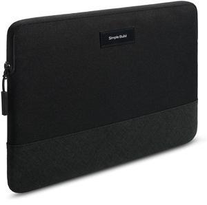 Simple Build Slim MacBook Laptop Sleeve Case for 2023/2024 M1/M2/M3/M4 MacBook Pro/Air (Black Beauty, for 13.6-inch MacBook Air (M2/M3))