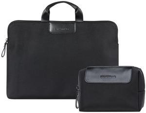 SMARTHAIR Laptop Sleeve Case with Handle,Lightweight Soft Waterproof Computer Cover Bag for Microsoft Surface Pro X/Pro 9/Pro 8/Pro 7/Pro 7 Plus/Pro 6/12.4" Surface Laptop Go 2/1,Black