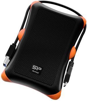 Silicon Power 1TB USB-C USB 3.0 Rugged Portable External Hard Drive HDD Armor A30, Military-Grade Shockproof for PC, Mac and iPad Pro, Black