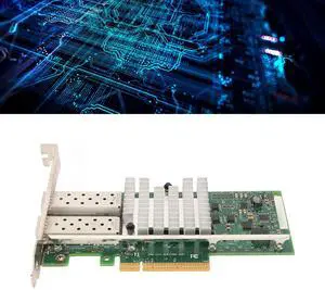 Sxhlseller 10GB SFP+ Dual Port PCIe 2.0 X8 Network Card, 10GbE Ethernet Card for Servers, Compatible with ProLiant DL160 Gen8 and DL380 Gen9