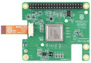 Official RPi AI HAT+, Build-in 13 Tops Hailo-8 AI Accelerator to Quickly Build A Wide Range of AI-Powered Applications
