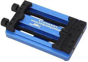 Motherboard Repair Biaxial Fixture Aluminum Alloy Material Fixing Motherboard CPUs Hard Drives ICS Circuit Board Repair Fixture for Repairing Mobile Phone Motherboards