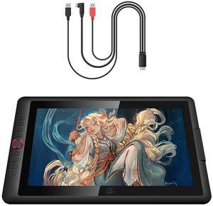 XPPen Upgraded Artist 15.6 Pro V2 Drawing Tablet with Screen 16384 Pen Pressure X3 Pro Stylus and XPPen 3-in-1 Cable