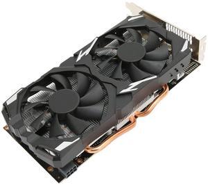 Zunate RX 580 Desktop Graphics Card, RX 580 8GB GDDR5 256bit PC Gaming Video Card, 1244MHz Core, 16 x PCI Express 3.0,HDMI,DVI, 8K Computer RX580 8GB Graphics Card with Fan