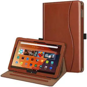 Fintie Case for All-New Fire HD 10 Tablet (13th/11th Generation, 2023/2021 Release) - Multi-Angle Stand Cover with Pocket Auto Wake/Sleep, Vintage Brown Fintie Case for All-New Fire HD 10 Tablet (13th/11th Generation, 2023/2021 Release) - Multi-Angle Stand Cover with Pocket Auto Wake/Sleep, Vintage Brown