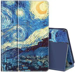 Fintie Folio Case for All-New  Fire HD 10 and 10 Plus Tablet (13th/11th Generation, 2023/2021 Release) - Slim Fit Standing Cover with Auto Sleep/Wake, Starry Night