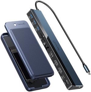 USB C Docking Station and USB4 M.2 NVMe SSD Enclosure