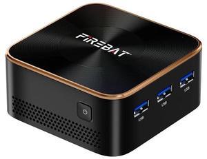 FIREBAT Mini PC N100 Intel, 1TB M.2 SSD SATA 16GB RAM LPDDR5, Smaller Mini PC, Mini Desktop Computer, 4K UHD Triple Display, Mini Server for Business, School, Office, Home