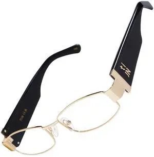 TIJN Iconic Trendy Blue Light Blocking Glasses for Women Men, Square Acetate Metal Frame, Talani