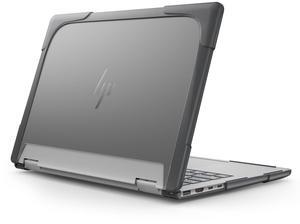 Batianda Protective Case for 14" HP Envy X360 2-in-1 2K Touch-Screen Laptop 2024 Release- Shockproof Design Matte Finish Durable Cover with TPU Edges Scratch-Resistant Stylish, Grey