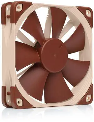 Noctua NF-F12 5V PWM, Premium Quiet Fan with USB Power Adaptor Cable, 4-Pin, 5V Version (120mm, Brown)