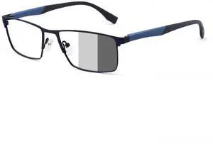 OCCI CHIARI Men's Photochromic Blue Light Blocking Glasses Driving sunglasses UV Protection Outdoor Fishing Running Computer Eyewear (Blue)