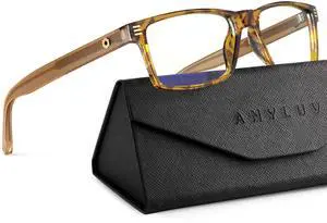 ANYLUV Blue Light Glasses for Men & Women, Lightweight Stylish Blue Light Blocking Glasses, Eye Strain Relief Eye Protection