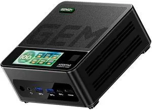 AOOSTAR GEM12 + PRO AMD R7 PRO 8845HS Mini PC, Without RAM/SSD/OS Mini Gaming PC with OCULINK/ 2*USB4(PD|8K@60Hz)/HDMI2.1/1 xDP 1.4, 2X 2.5G LAN,2*M.2 SlotsDIY Display+Fingerprint Recognition