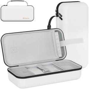 Carry Case Compatible with Apple 2024 Mac Mini M4 /M4 Pro,M4 Pro Protective Carrying Case, Portable Hard Shell Travel Storage Bag(White)