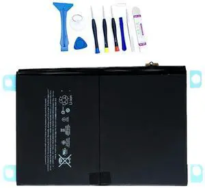 BORSCELLOR A1547 Battery Compatible with iPad Air 2 iPad 6 6th Gen Generation A1566 A1567 7340mAh 3.76V 27.62Whr with Installation Tools