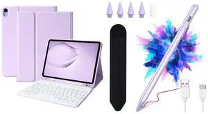 BQSS for iPad 10th Generation Keyboard Case 10.9"2022 & Stylus Pen for iPad 10th/9th/8th/7th/6th Gen