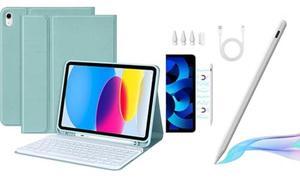 COO Keyboard Case for iPad 10th Generation (2022), Stylus Pen for iPad with Wireless Magnetic Charging