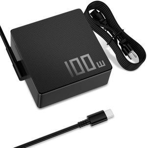 USB C Laptop Charger 100W, USB-C Charger PD Fast Charging for Asus ROG Flow Acer HP Lenovo ThinkPad MacBook Computer Tablet Chargers Adapter Type C Cord Power Supply fit 15W 45W 27W 100W